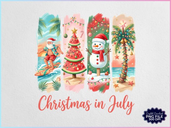 Christmas in July Brushstroke PNG Review