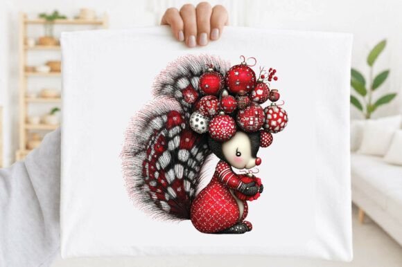 Cute Christmas Skunk Clipart PNG Review