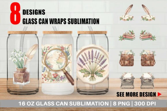 Victorian Christmas Post Glass Can Wrap Review
