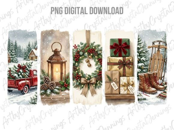 Watercolor Christmas Brushstroke PNG Review